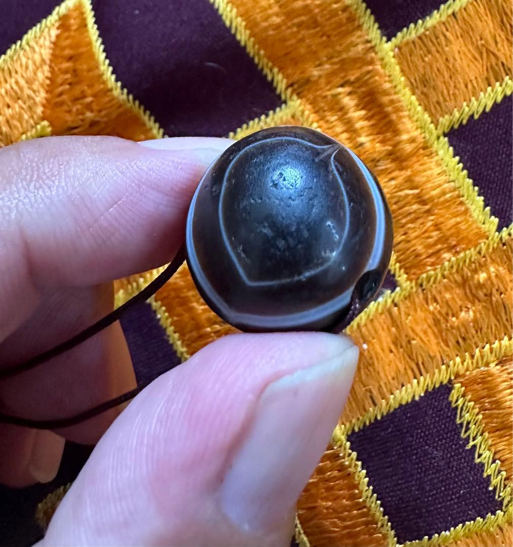 チベットアンティーク羊眼天珠ルックミー　貴重　お守り