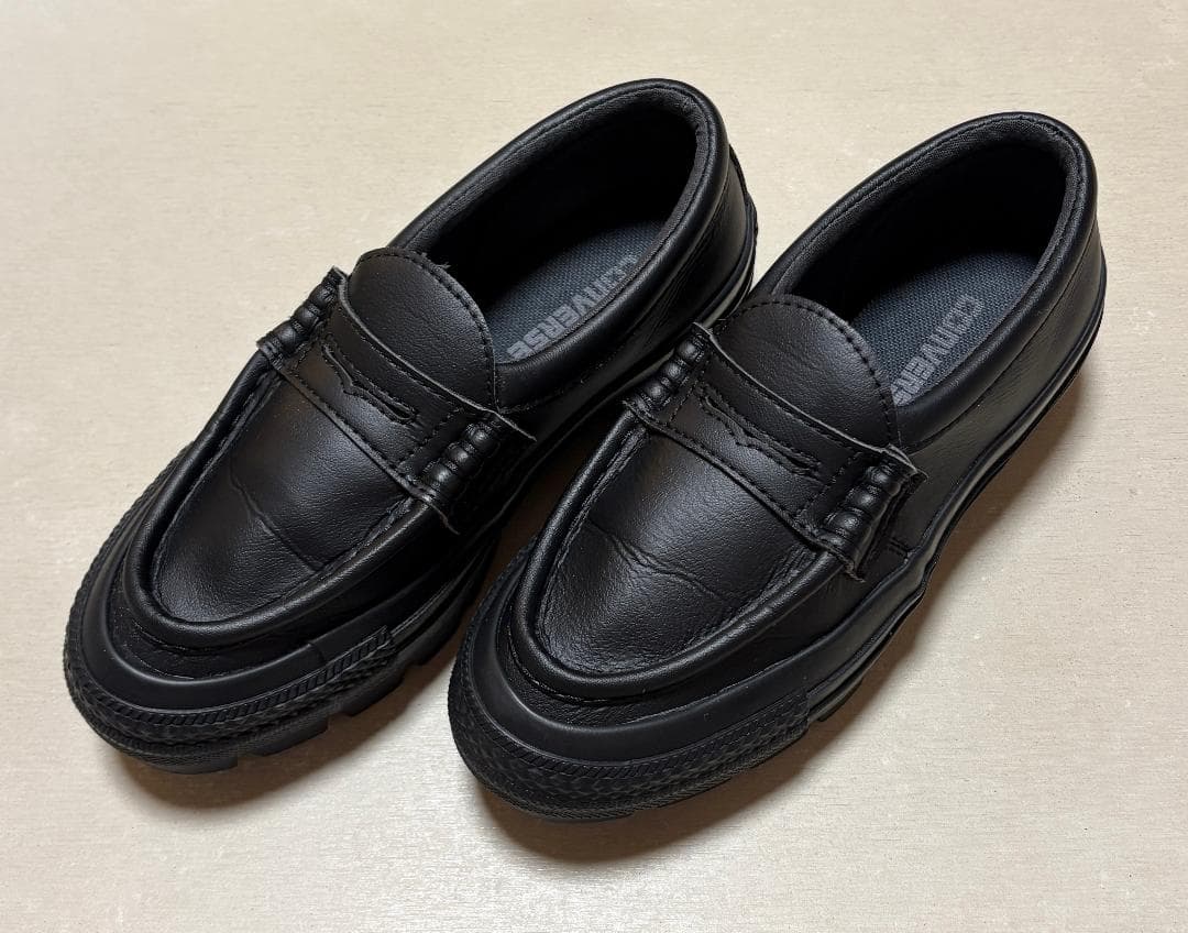 コンバース　オールスター　チャンク　ローファー　ブラック　23.5cm