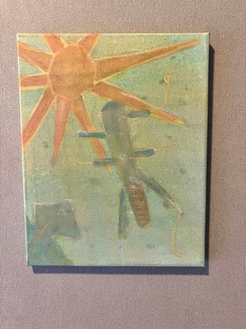 抽象画『ひかりをつかむ』