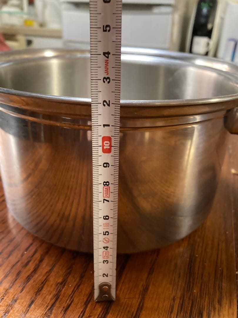 ヨシノクラフト　両手鍋 ステンレス 五層鍋　中型 ホイッスルクック　PW20