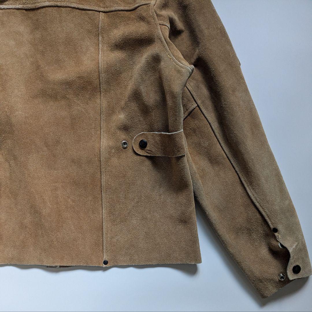 90s 00s ヴィンテージ 溶接工 ウェルダー スウェード ジャケット ワーク