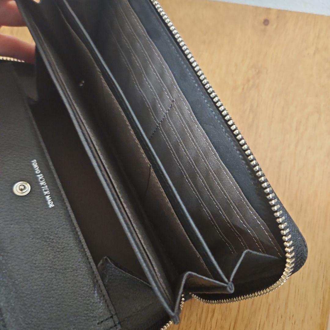 PORTER ポーター ワンダー 長財布 レザー 黒 カモフラ