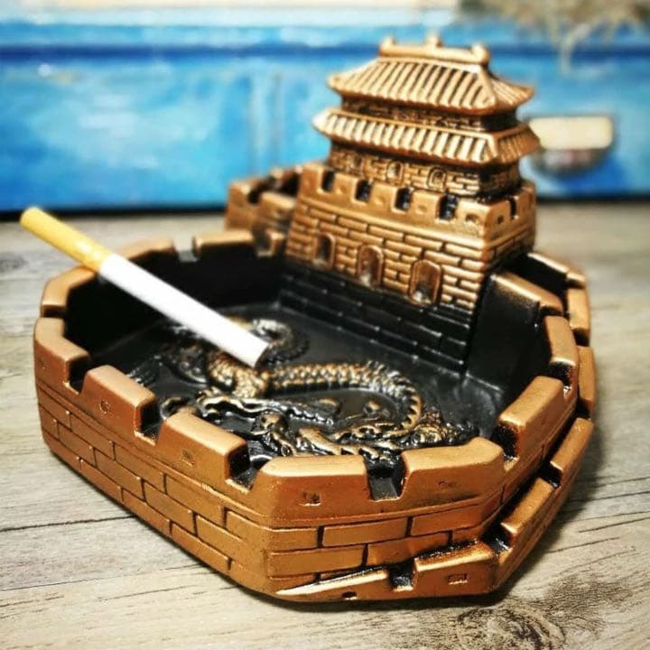 灰皿 おしゃれ灰皿 中華風灰皿 高級灰皿 万里長城