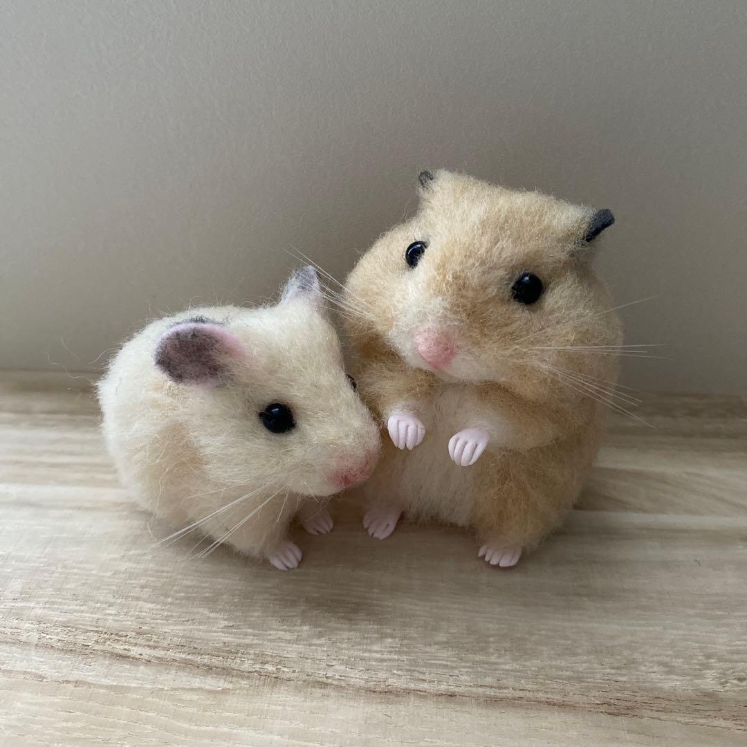 【羊毛フェルト】ハムスター★オーダー（うみ）