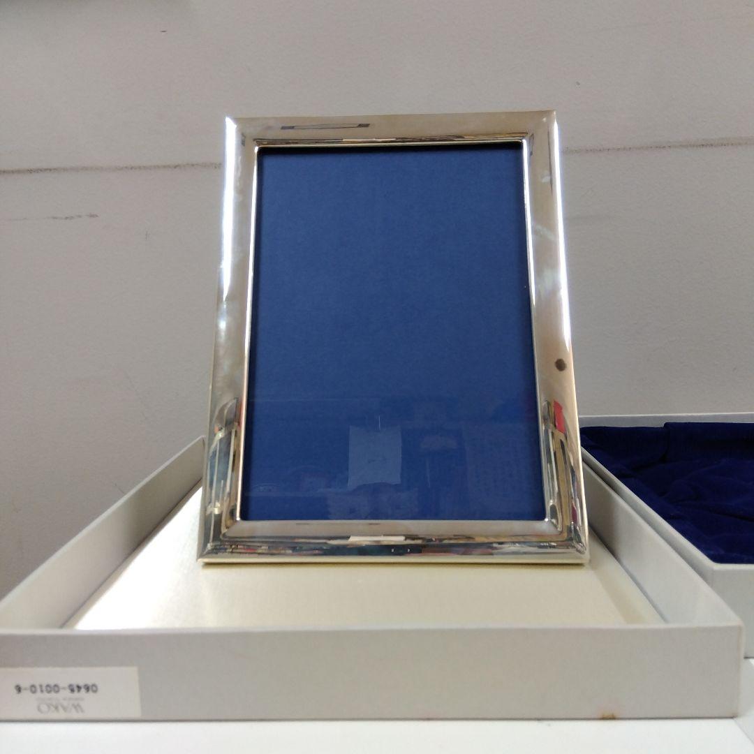 ワコー　銀製　フレーム　銀座和光 WAKO 写真立て　970刻印