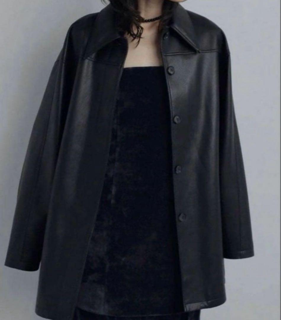 anuke アンヌーク Ecolether Over Jacket