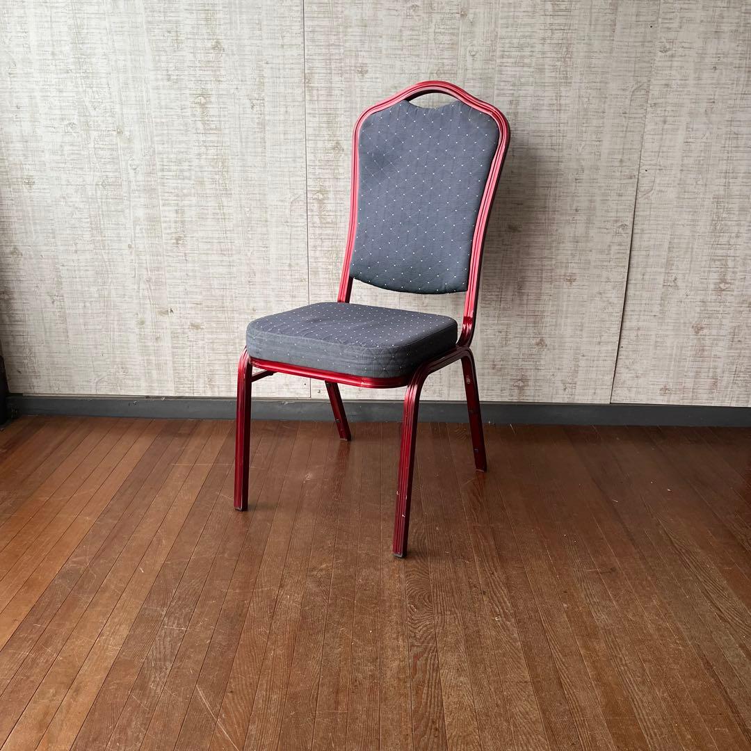 【アンティーク】アルミフレーム ダイニングチェア 椅子 英国風 古家具 古民家