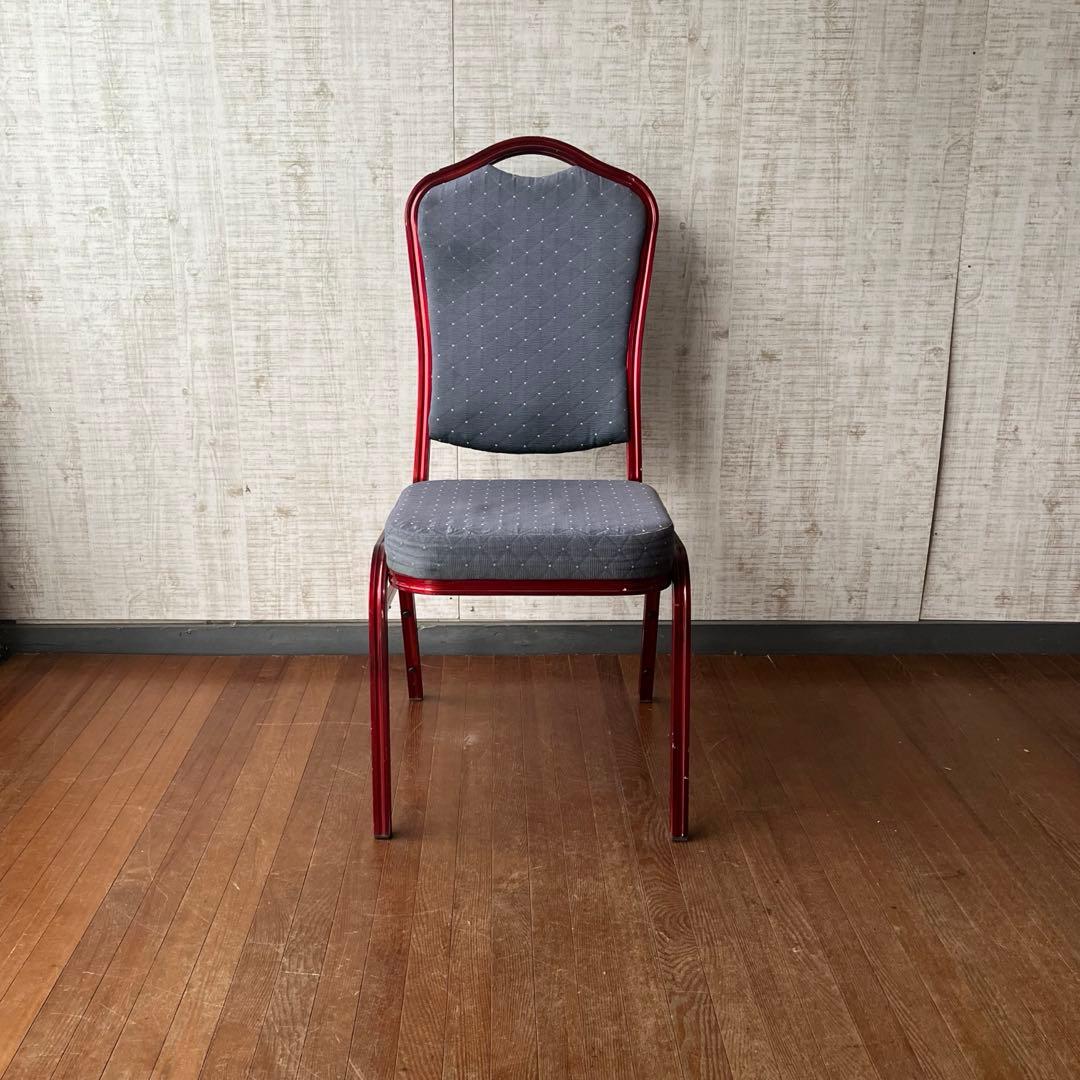 【アンティーク】アルミフレーム ダイニングチェア 椅子 英国風 古家具 古民家