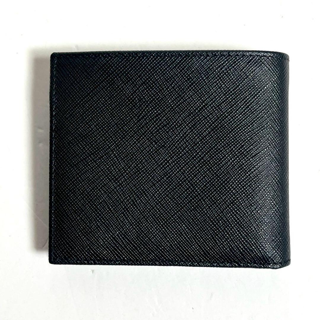 【新品未使用・付属品完備✨】現行 PRADA サフィアーノレザー 折り財布