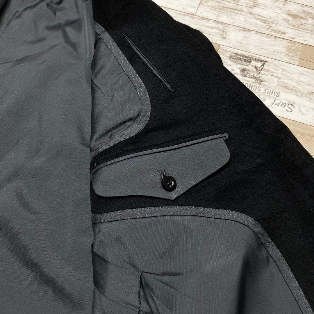 Scabal スキャバル カシミヤ100% ダブルロングコート 大きいサイズ 黒