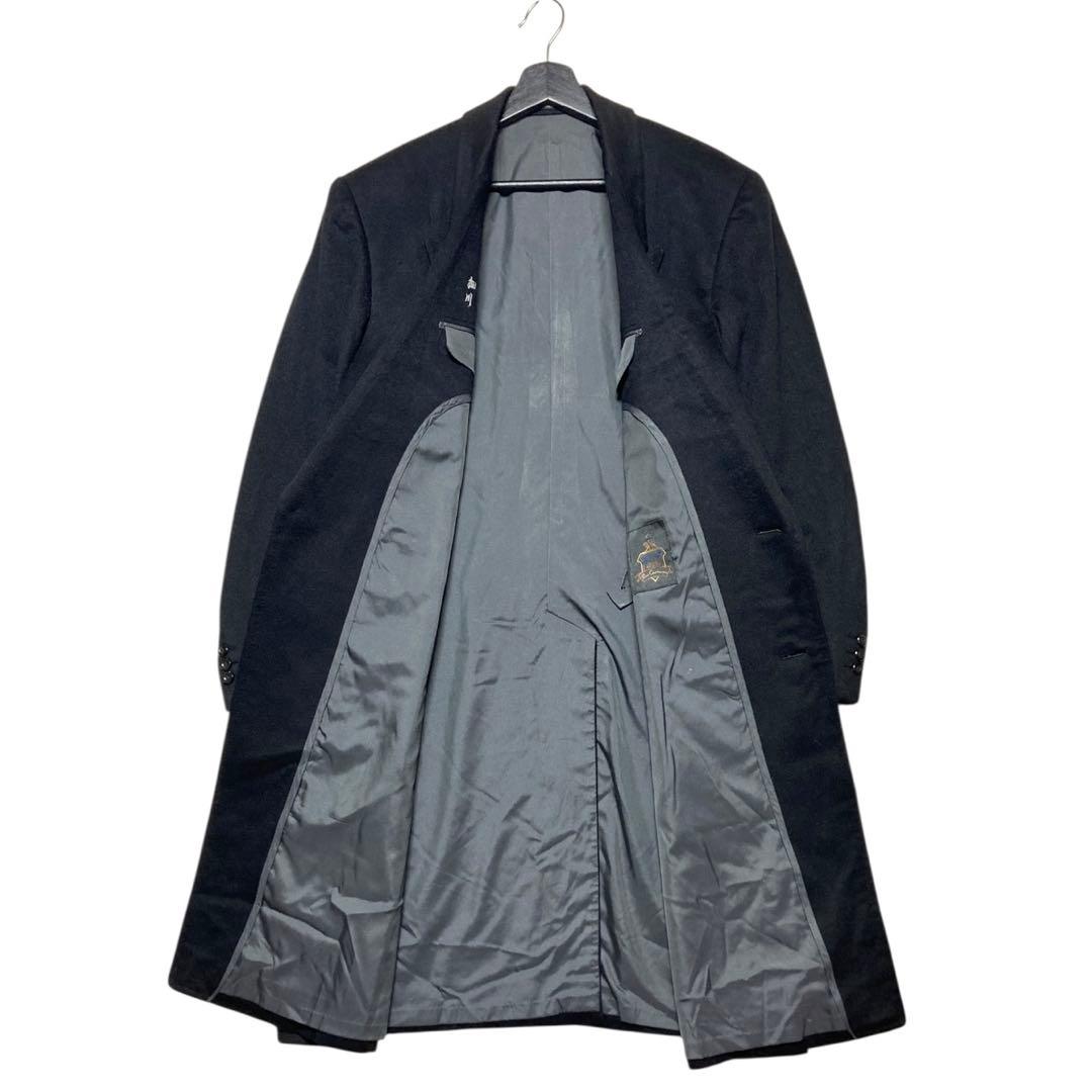 Scabal スキャバル カシミヤ100% ダブルロングコート 大きいサイズ 黒