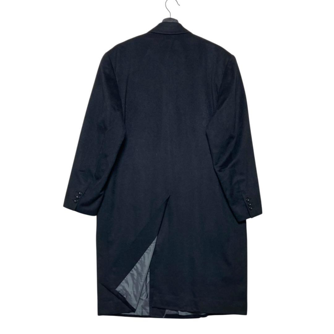 Scabal スキャバル カシミヤ100% ダブルロングコート 大きいサイズ 黒