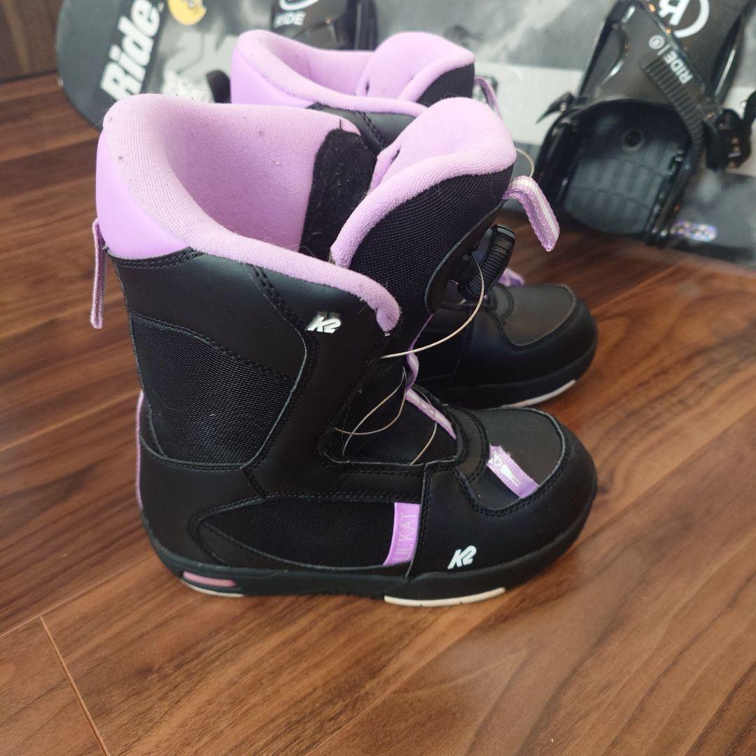 キッズ　K2　スノーボード　ブーツ 20センチ　ビンディング　3点セット