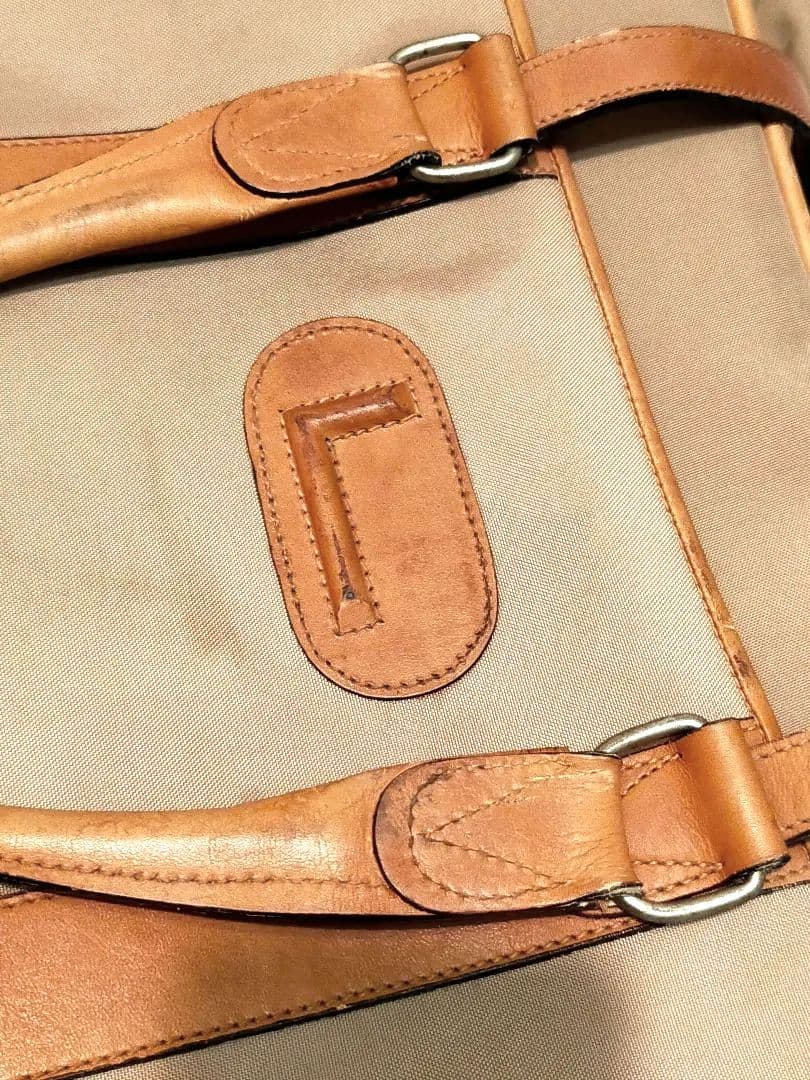 最終値下lancel ランセル　ベージュトラベル バッグ 中型