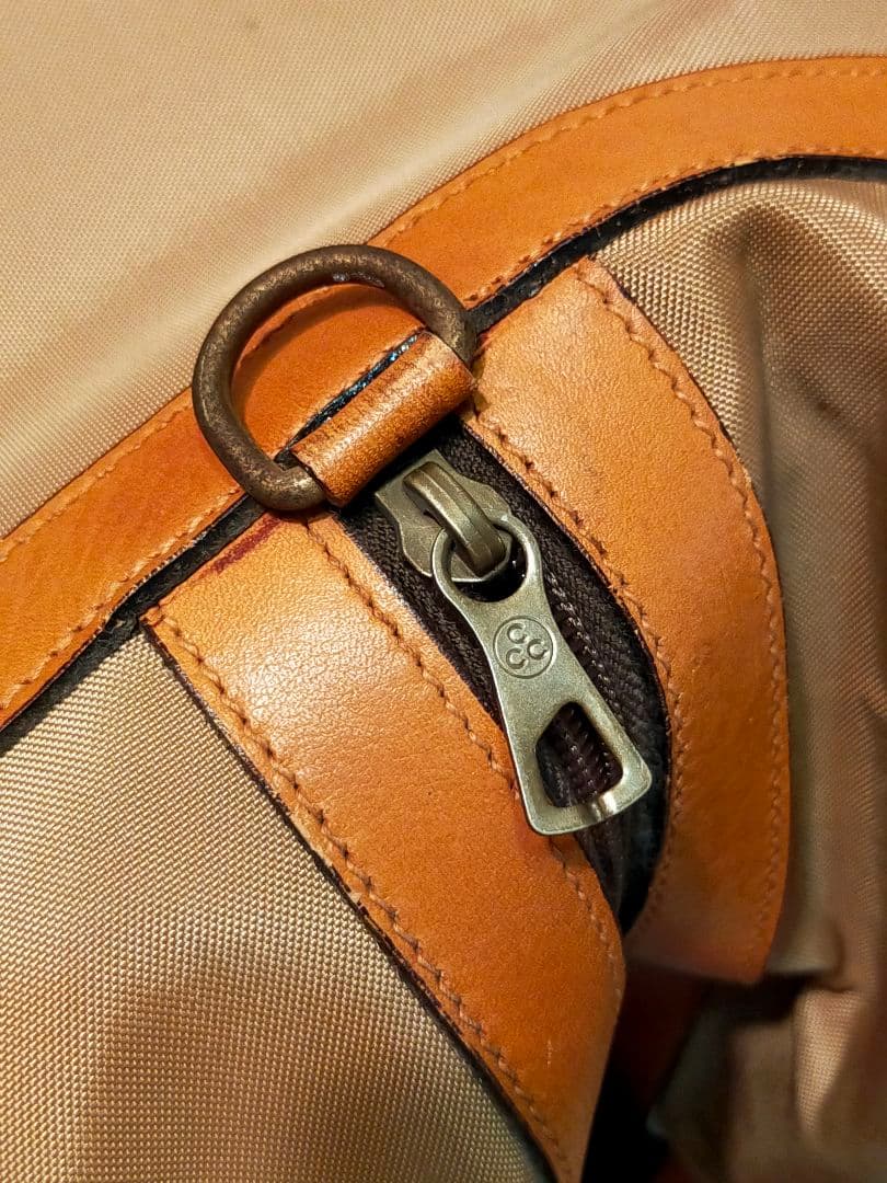 最終値下lancel ランセル　ベージュトラベル バッグ 中型