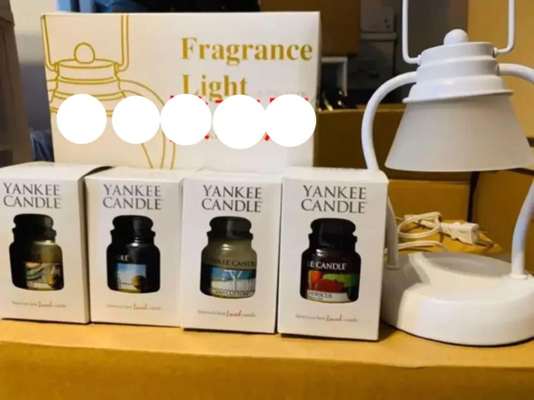 ☆ キャンドルウォーマー　ろうそく付き