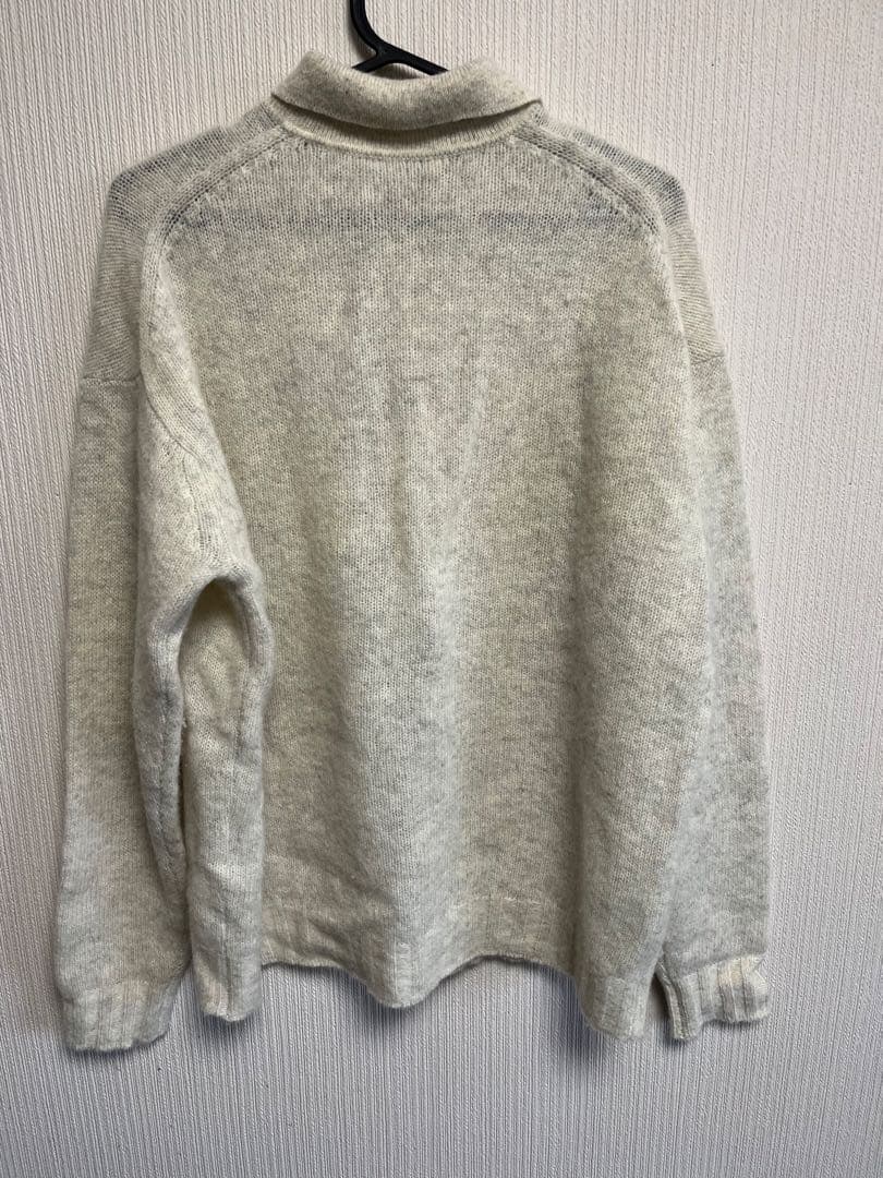 トップス AURALEE SHETLAND WOOL CASHMERE CARDIGAN