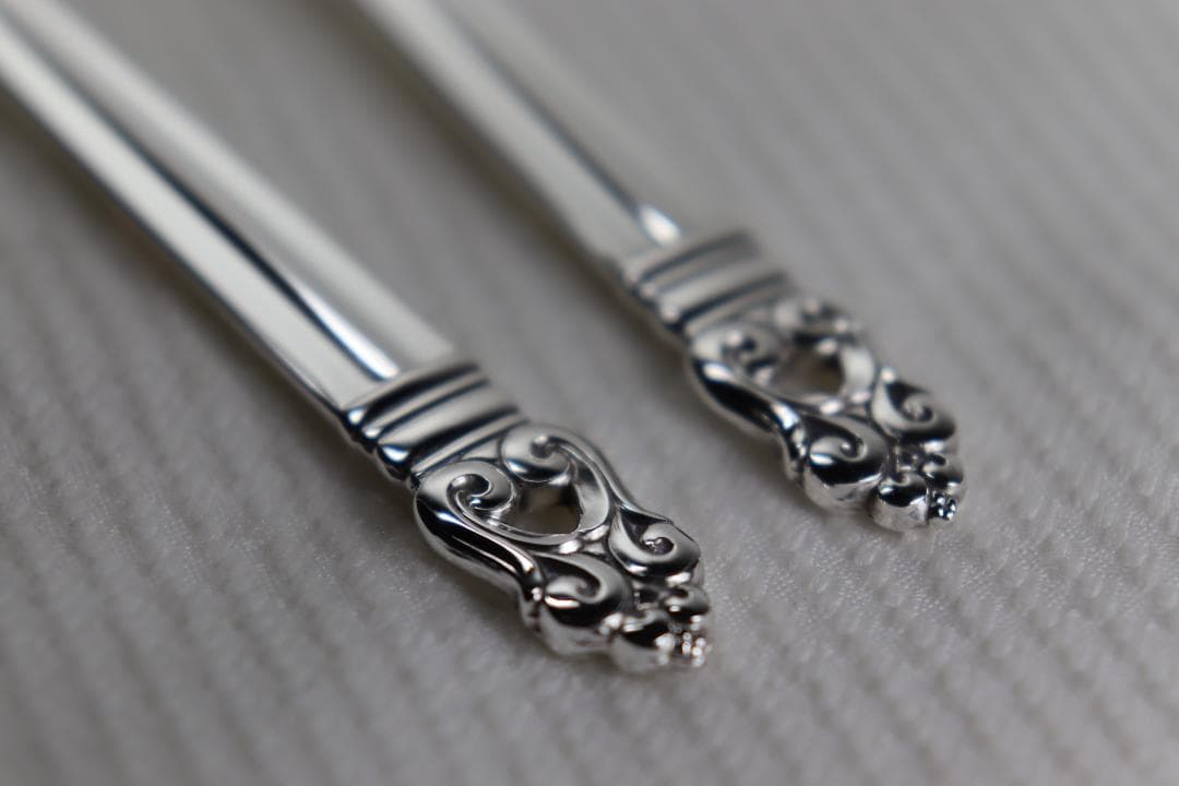 STERLING製コーヒースプーン2本組■インターナショナル■ロイヤルデニッシュ