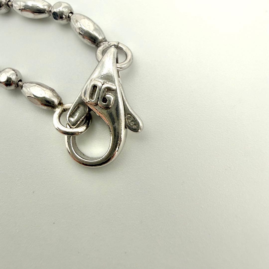 美品✨DOLCE&GABBANA ネックレス ロザリオ クロス シルバー925