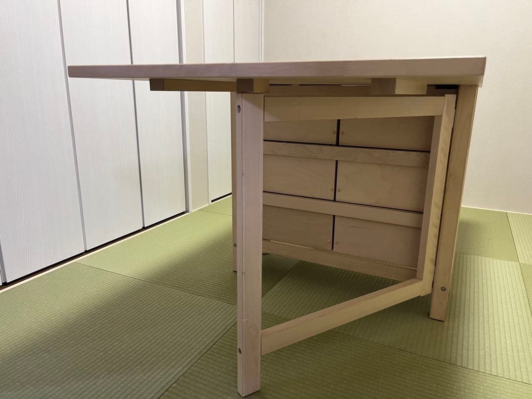 IKEA ノールデン ダイニングテーブル｜折りたたみテーブル｜状態良好