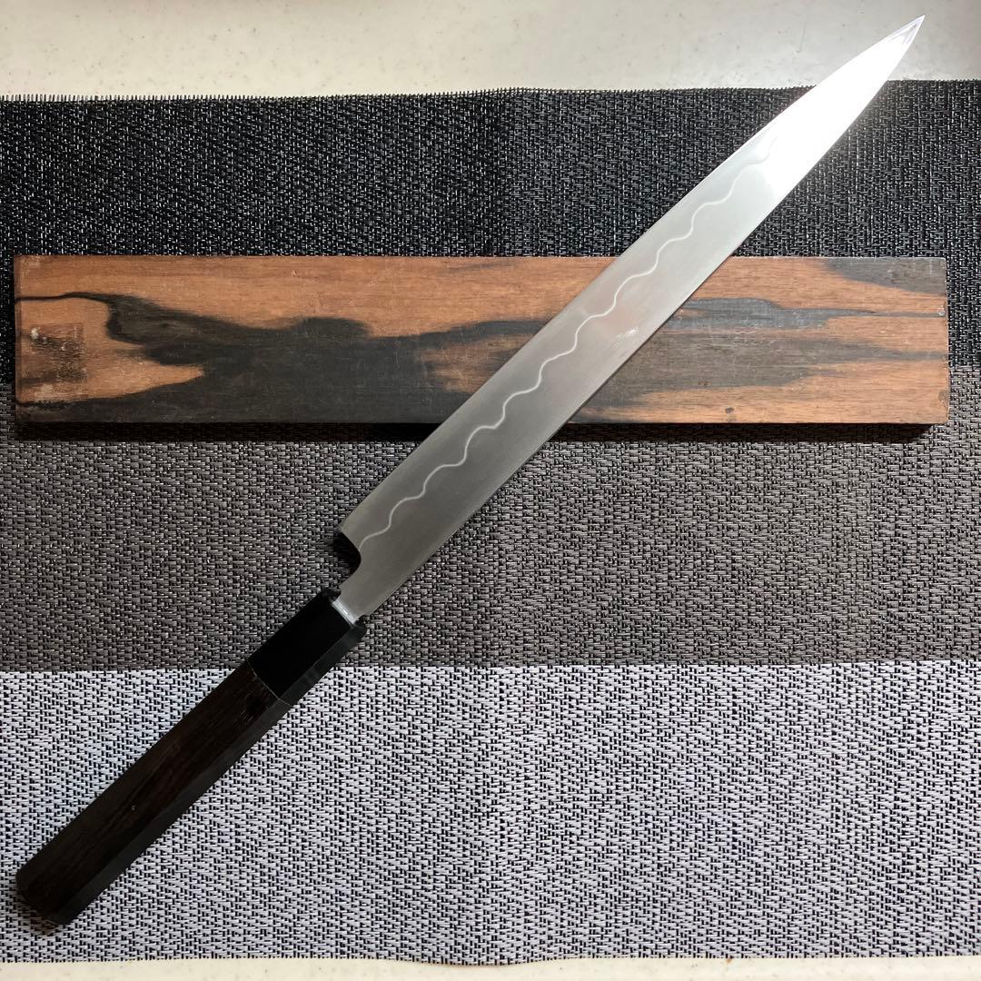 本焼　柳刃包丁　天然砥石で本刃付け済み❗️