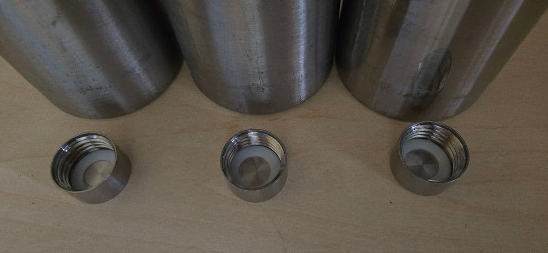 珍しい1800mlチタンボトル 3本セット