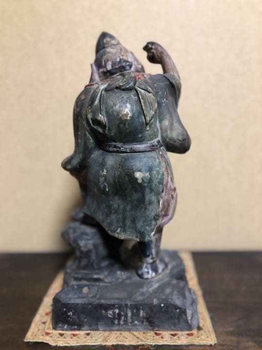 【江戸時代】大黒天　恵比寿像　木像　木彫