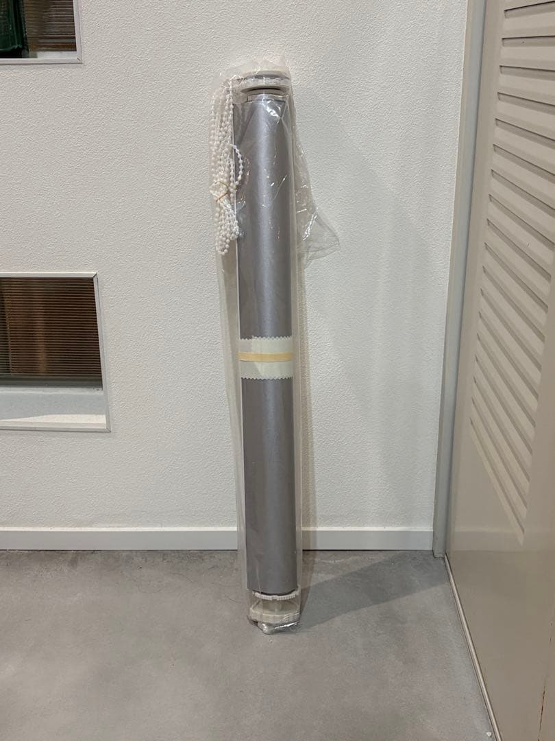 ロールスクリーン つっぱり オーダー チェーン UVカット 60.5×200cm