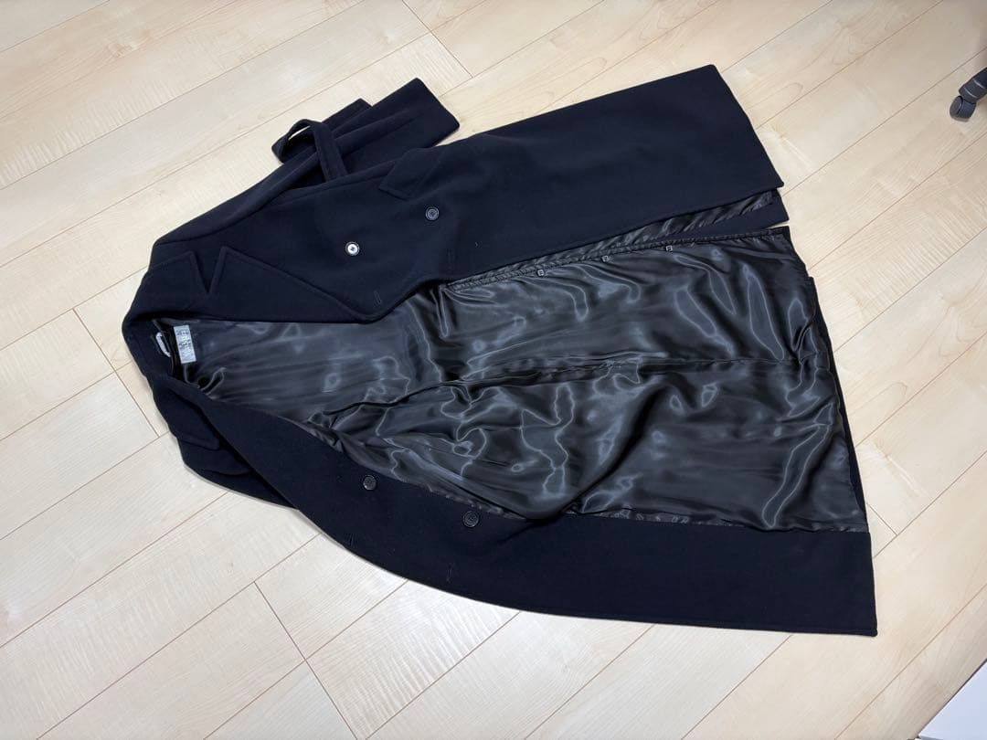 Max Maraブラック ロングコート