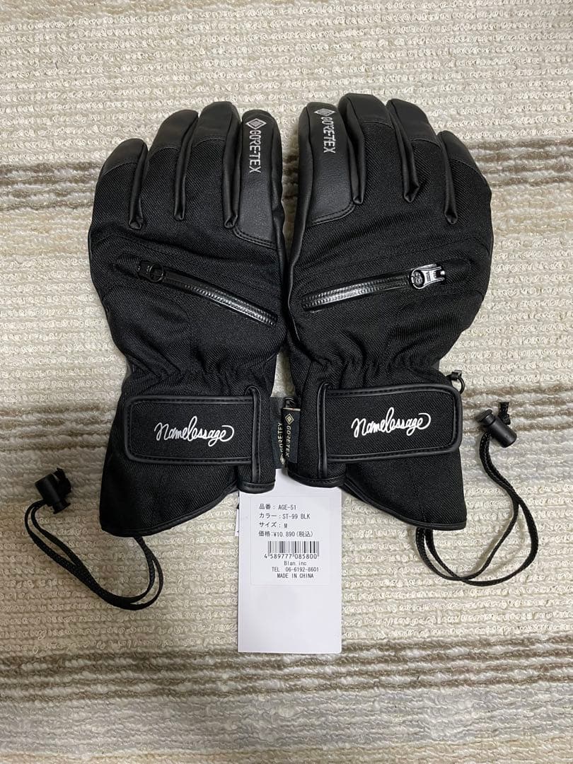 Namelessage AGE-51 ゴアテックス スキーグローブ Mサイズ