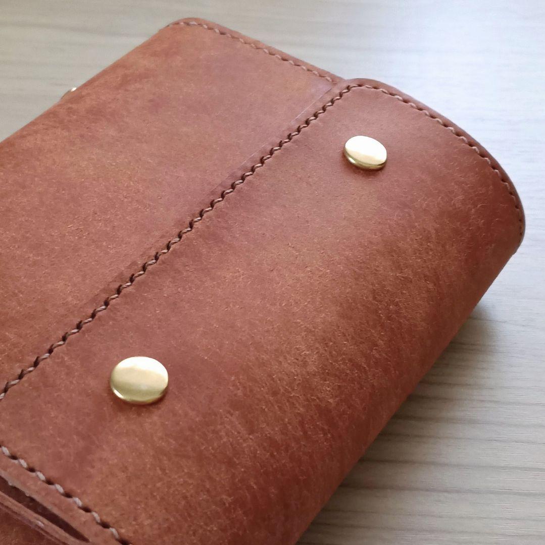 ミニ6 システム手帳 コニャック