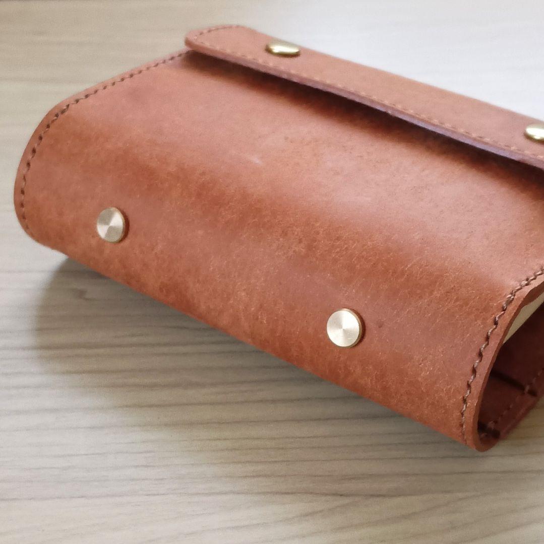 ミニ6 システム手帳 コニャック