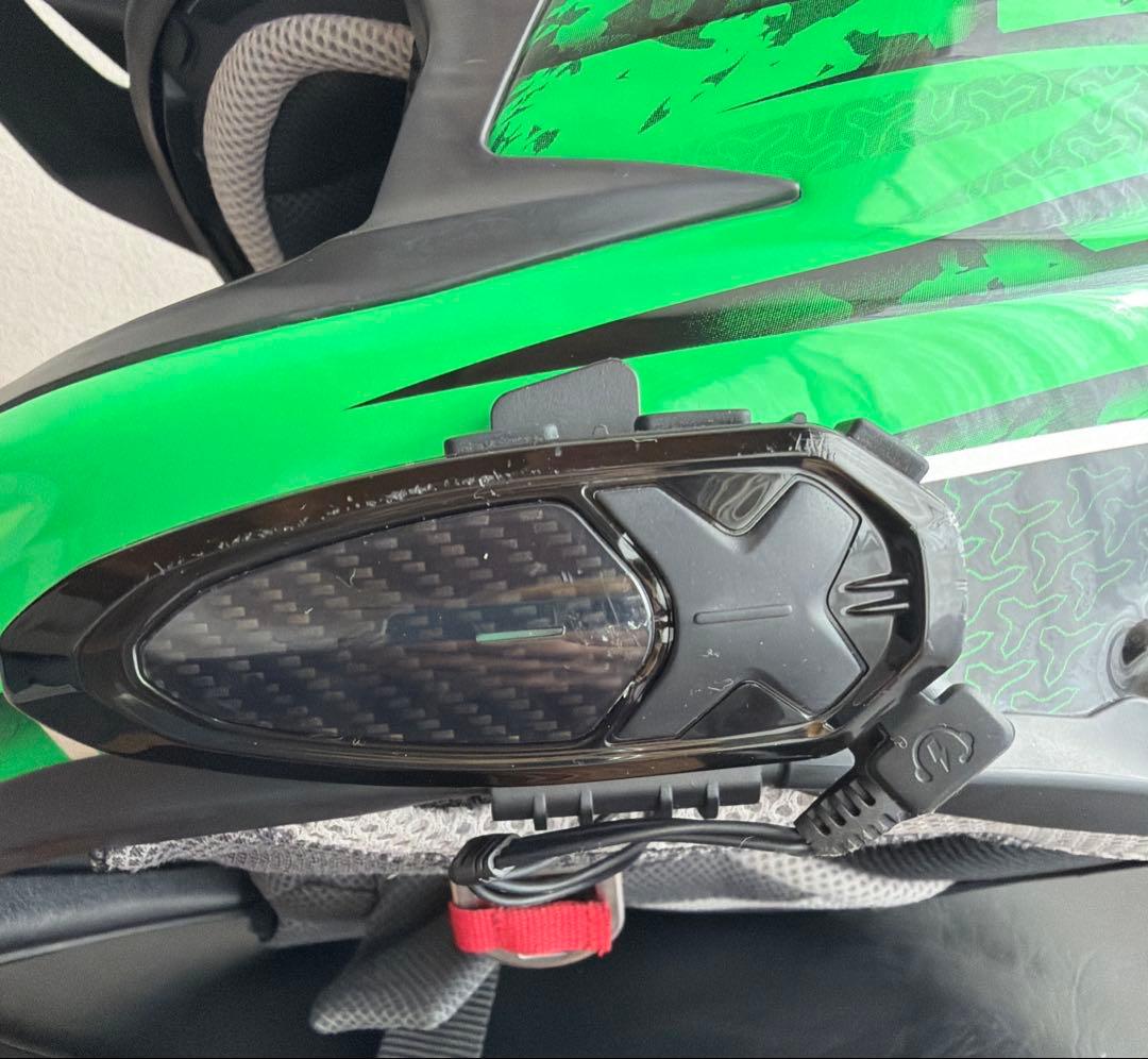 ZEALOT マッドジャンパー2 フルフェイス グリーン カーボン インカムなし