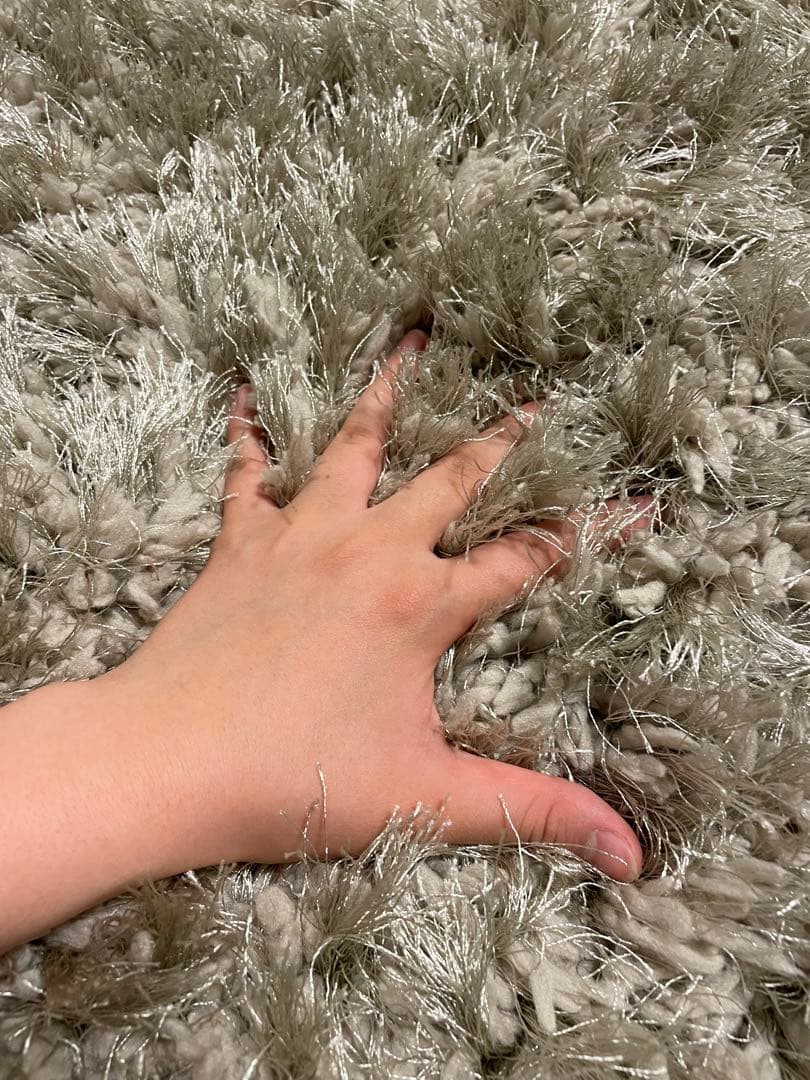 YM1296 GLAMSTYLE グラムスタイル シャギー ラグ 190cm