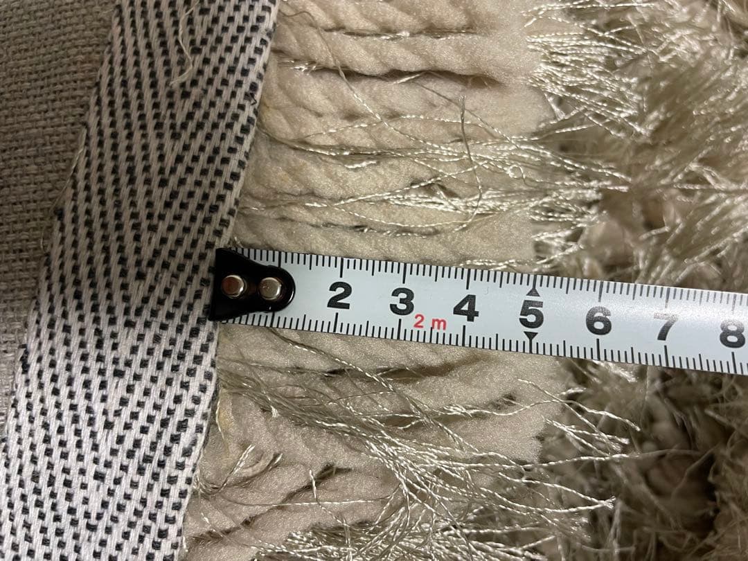 YM1296 GLAMSTYLE グラムスタイル シャギー ラグ 190cm