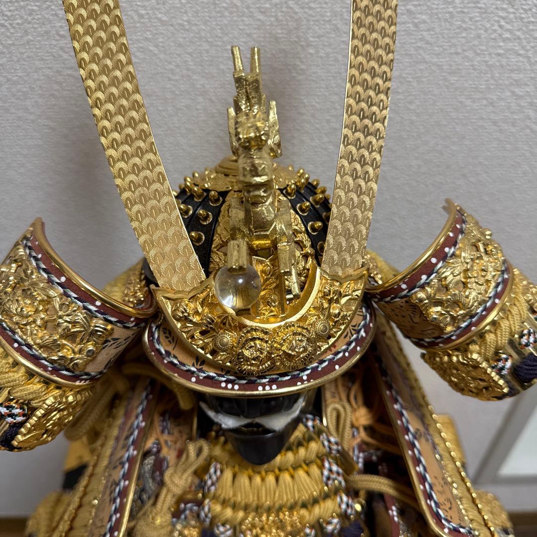 五月人形 15号 平安道斎 大鎧 金メッキ