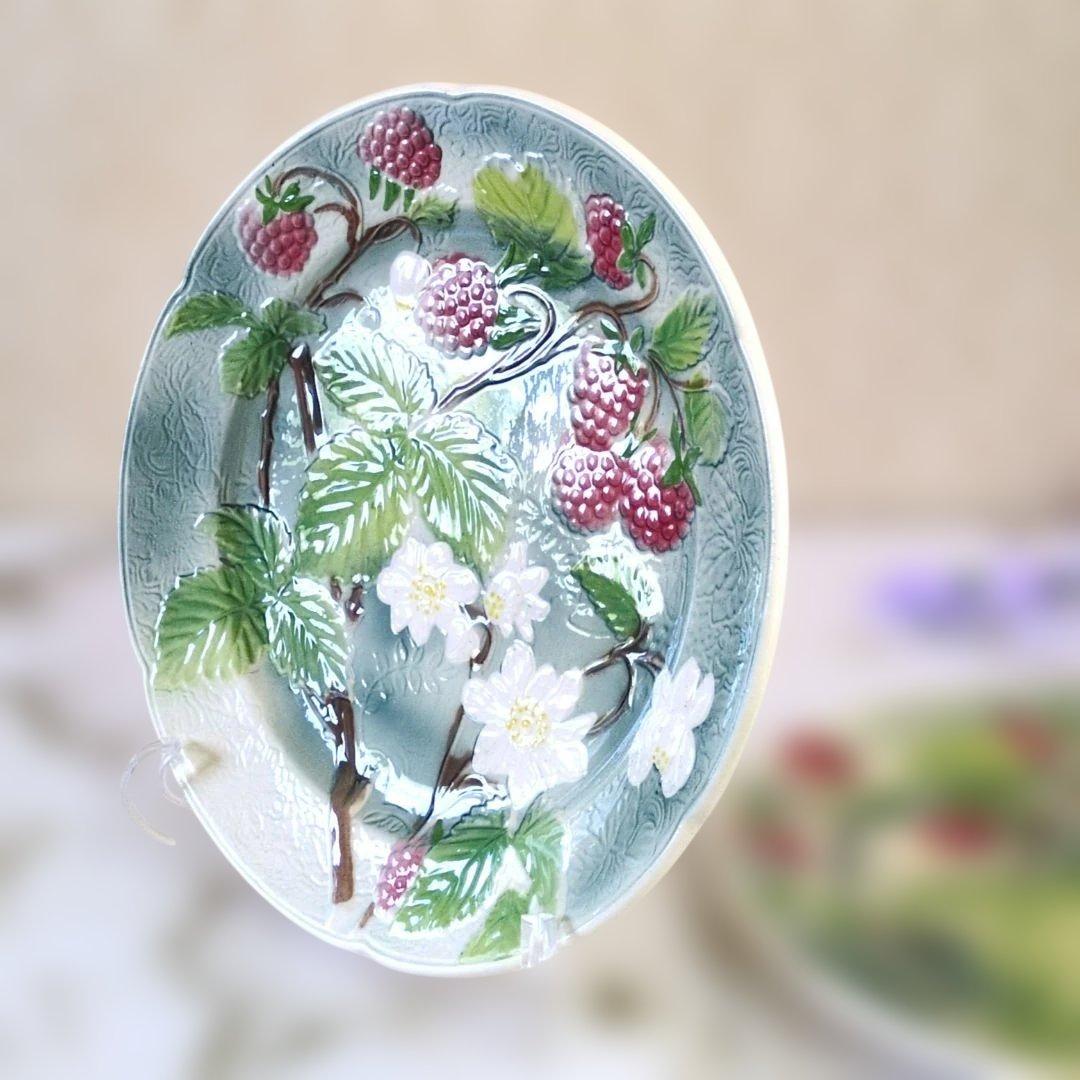 間瀬若百合様❢ バルボティーヌ　Vintage！美品❣サンクレモン窯　木の実柄