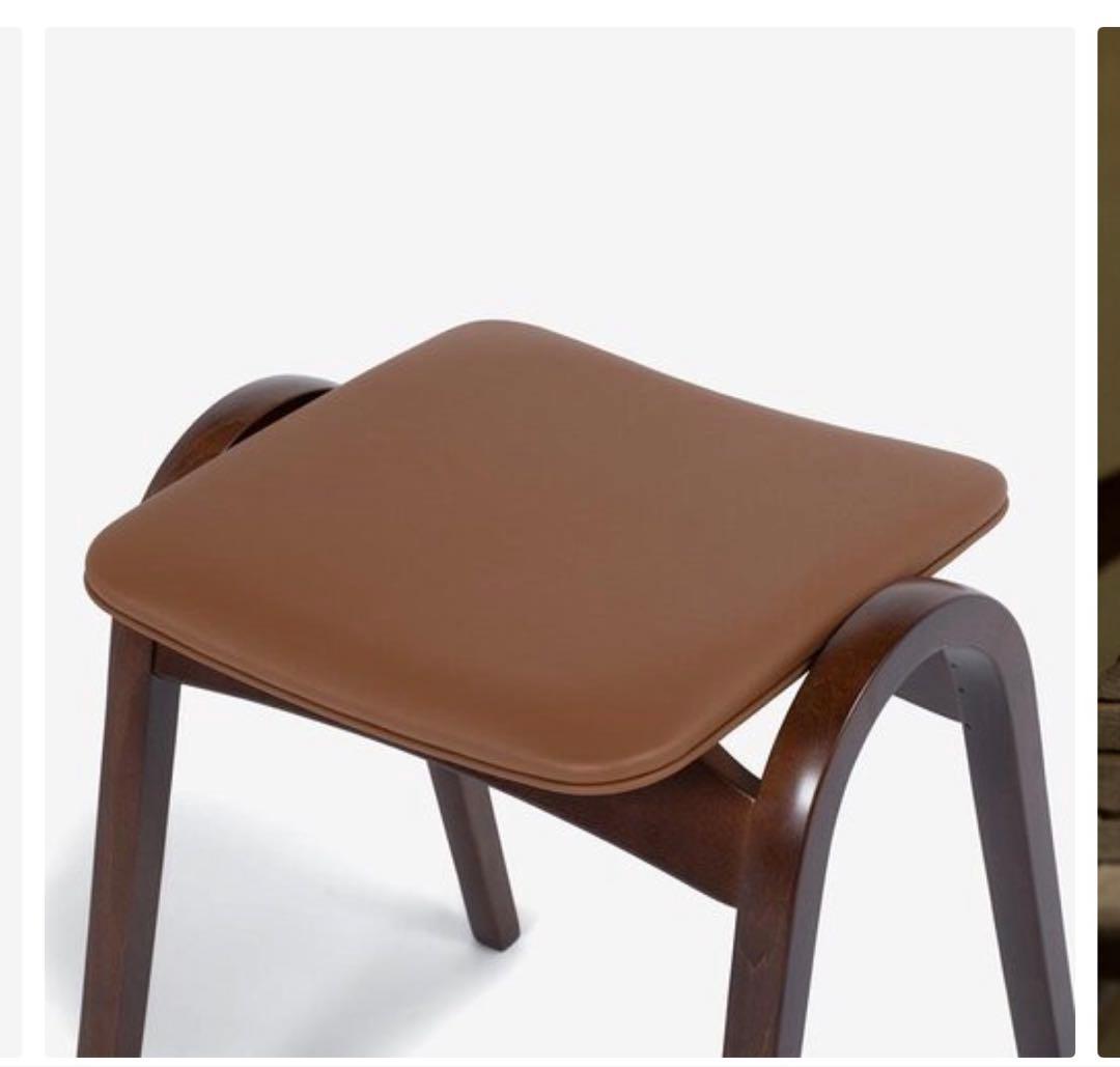 新年セール！秋田木工　スツール No.202 ブラウン 木製