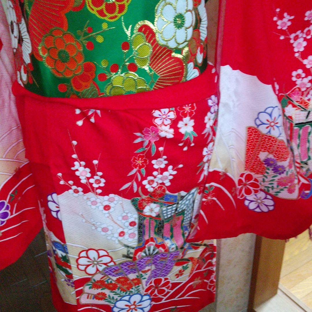 和装 七五三 ７歳 振り袖 二部式帯  セット