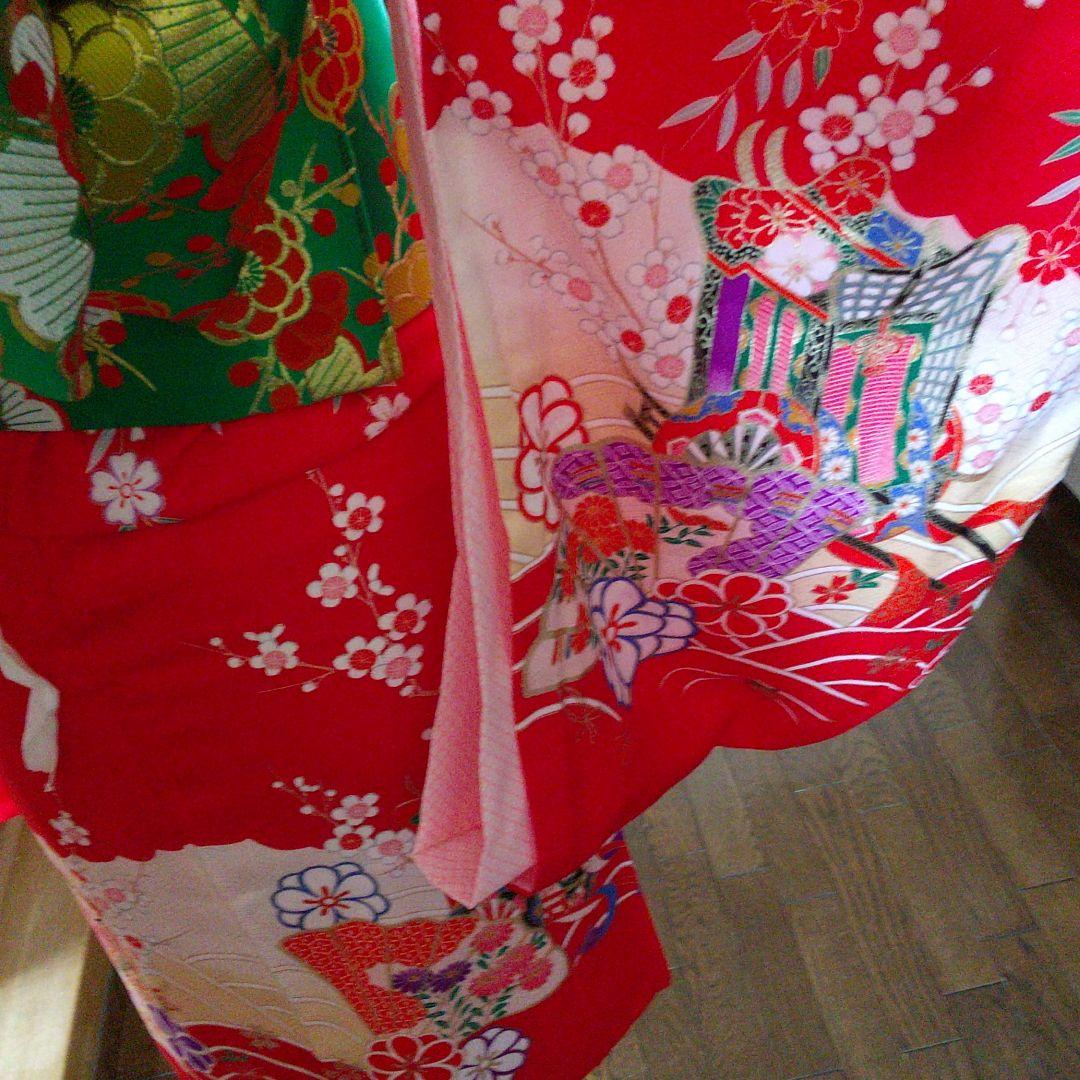 和装 七五三 ７歳 振り袖 二部式帯  セット