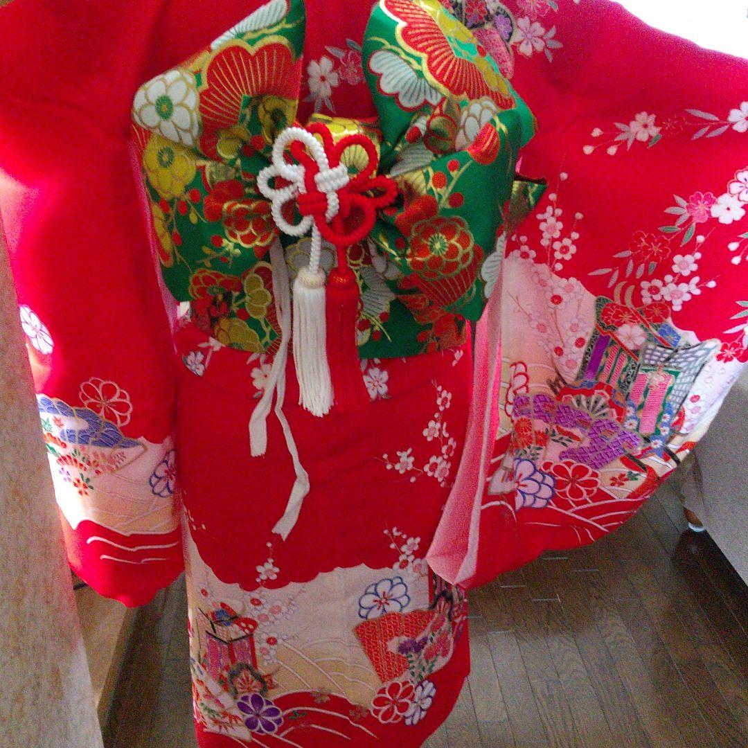 和装 七五三 ７歳 振り袖 二部式帯  セット