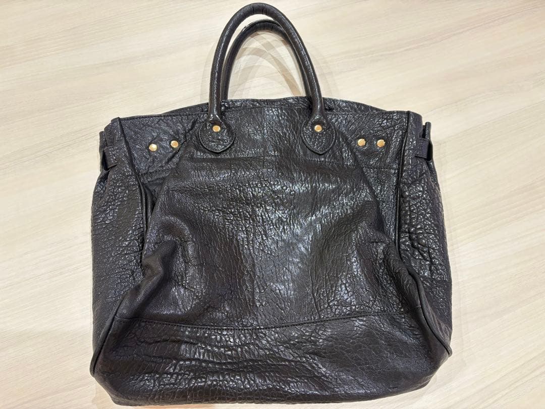 トートバッグ/レザー/BUFFALO BOBS/ブラック