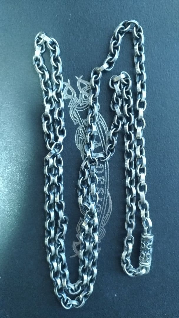 ディールデザイン　ゲートスクリューチェーン(フラットリンク) 約80cm