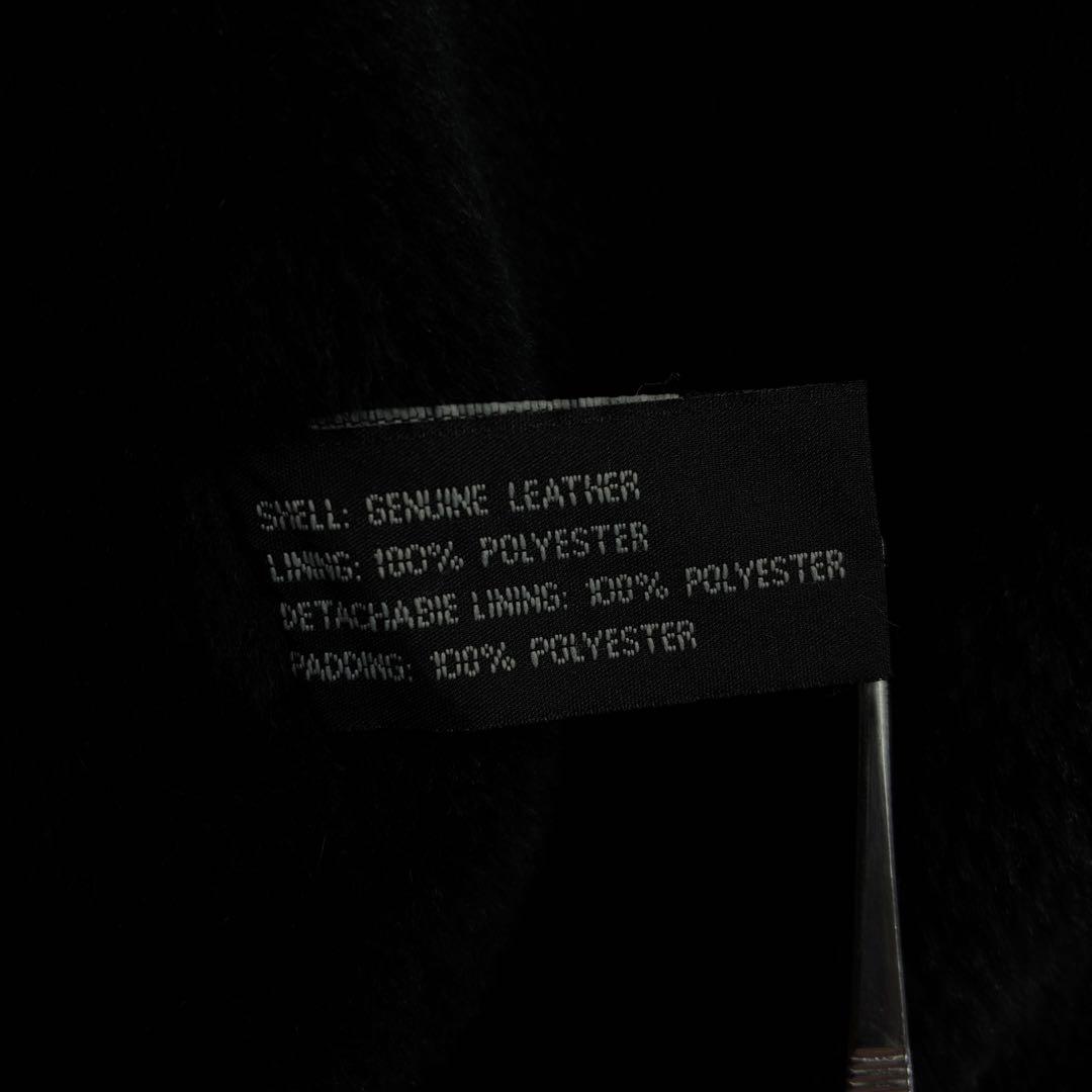 美品　ワイルダ　本革　B-3フライトジャケット　フーディー　2WAY　2XL