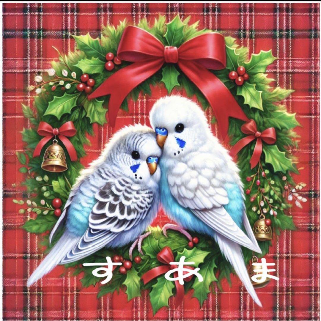 ❀ハンドメイドオーダー用 インコちゃんデザイン パネル サンプル