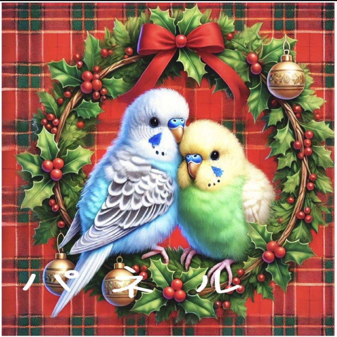 ❀ハンドメイドオーダー用 インコちゃんデザイン パネル サンプル