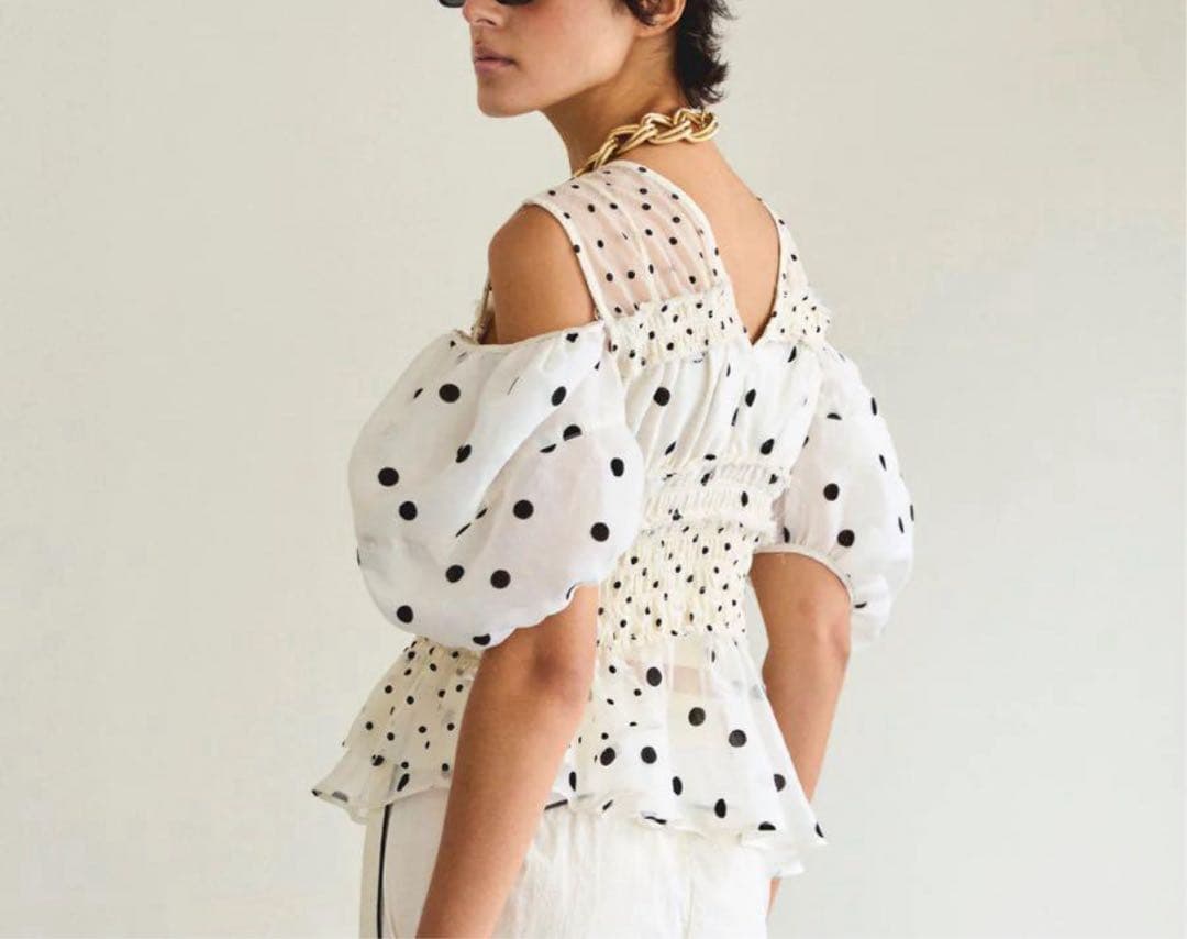 メゾンスペシャル｜2way Sleeve Ruffle Blouse