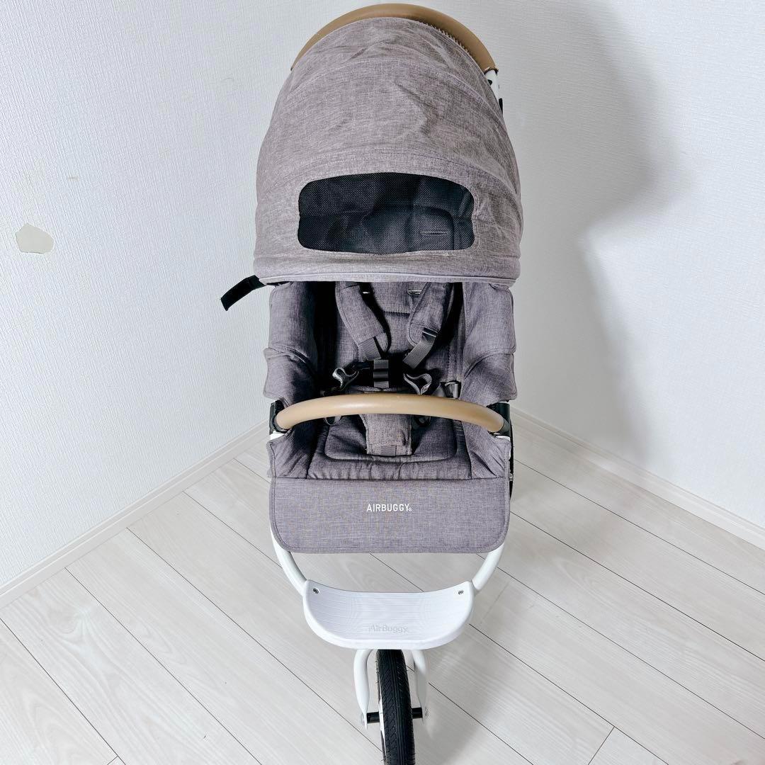 エアバギー　ベビーカー　ココブレーキEX フロムバース　アースブラウン　ホワイト