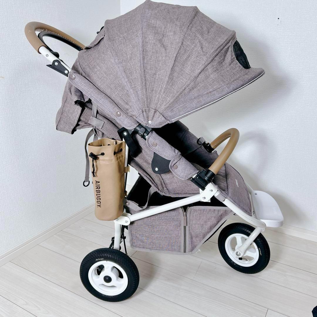 エアバギー　ベビーカー　ココブレーキEX フロムバース　アースブラウン　ホワイト