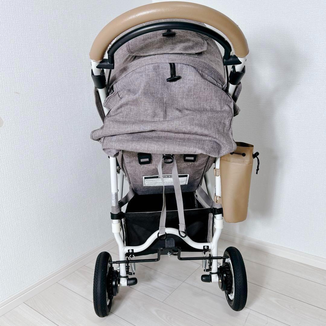 エアバギー　ベビーカー　ココブレーキEX フロムバース　アースブラウン　ホワイト